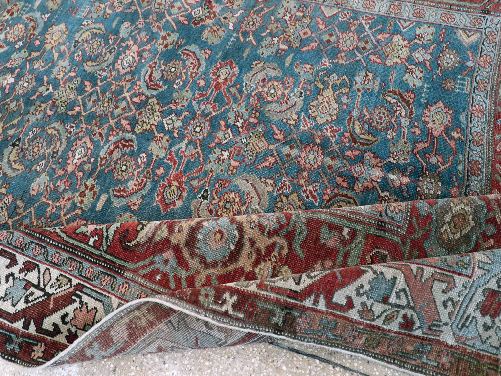 Antique Persian Bidjar Large Gallery Carpet, No.28480 - Staging