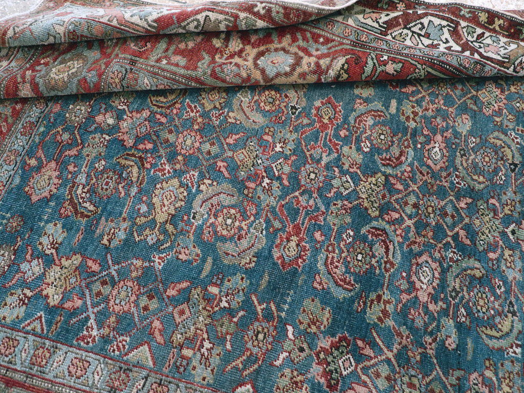 Antique Persian Bidjar Large Gallery Carpet, No.28480 - Staging