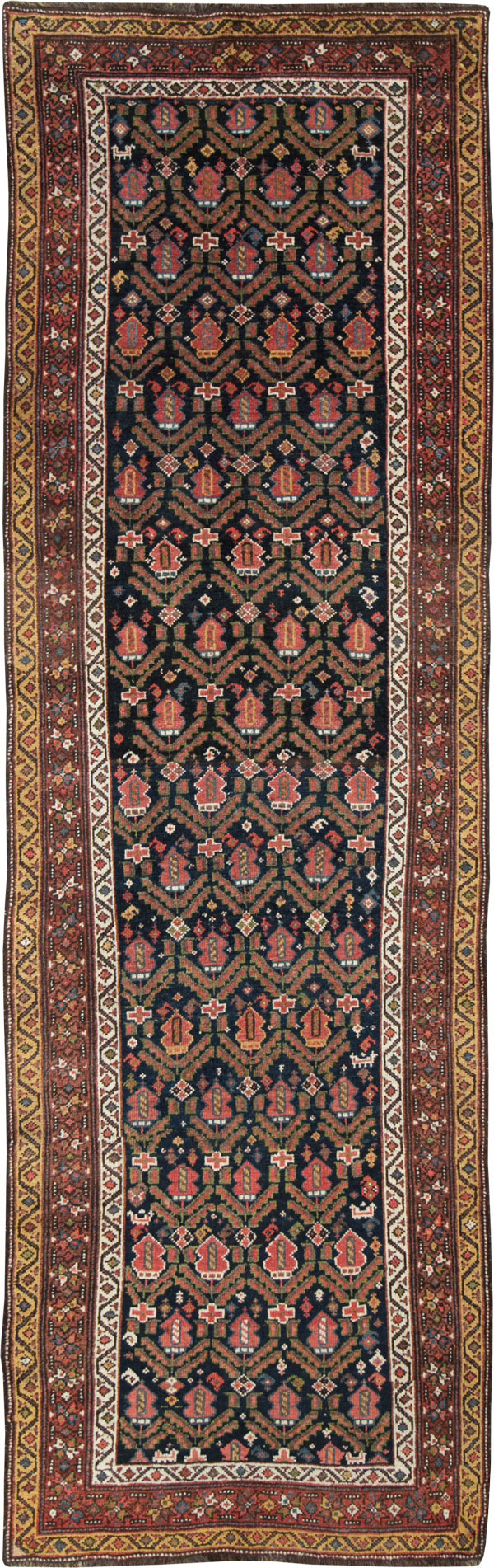 Antique Persian Kurdish Runner, No.28483 - Staging