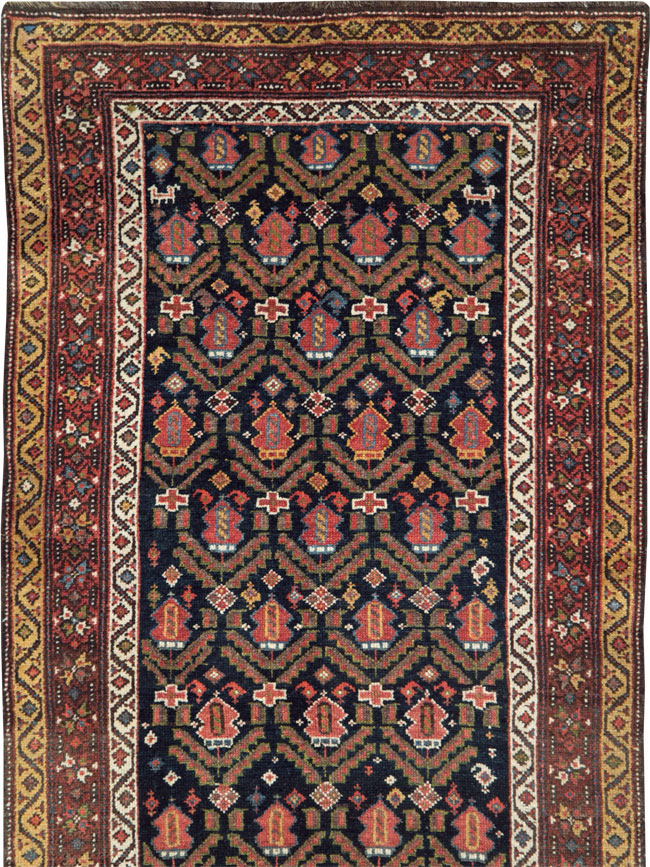 Antique Persian Kurdish Runner, No.28483 - Staging