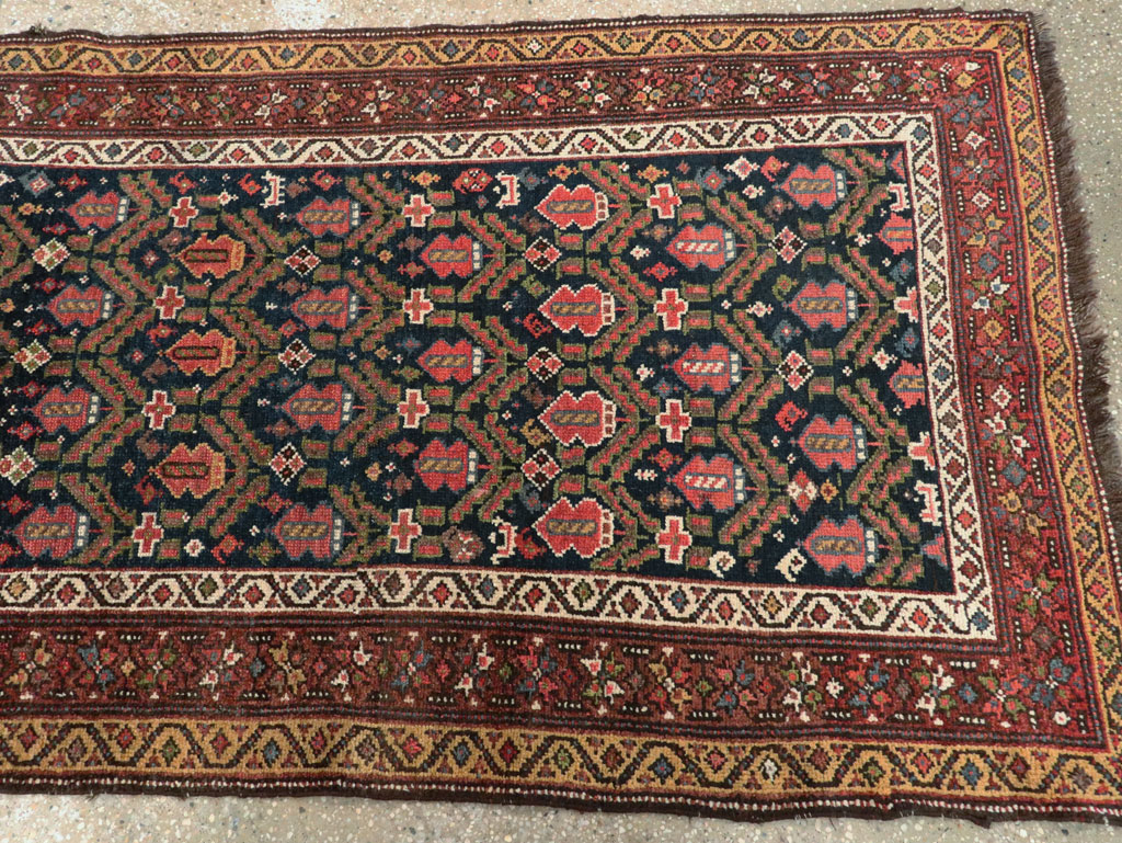 Antique Persian Kurdish Runner, No.28483 - Staging