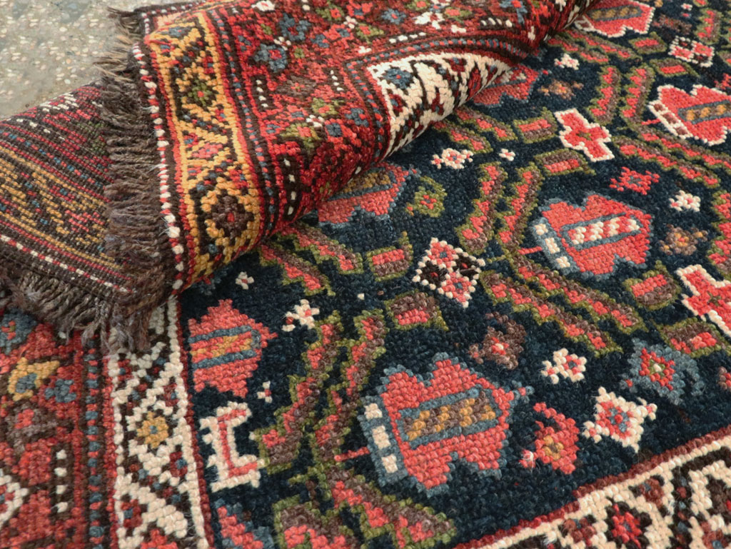 Antique Persian Kurdish Runner, No.28483 - Staging
