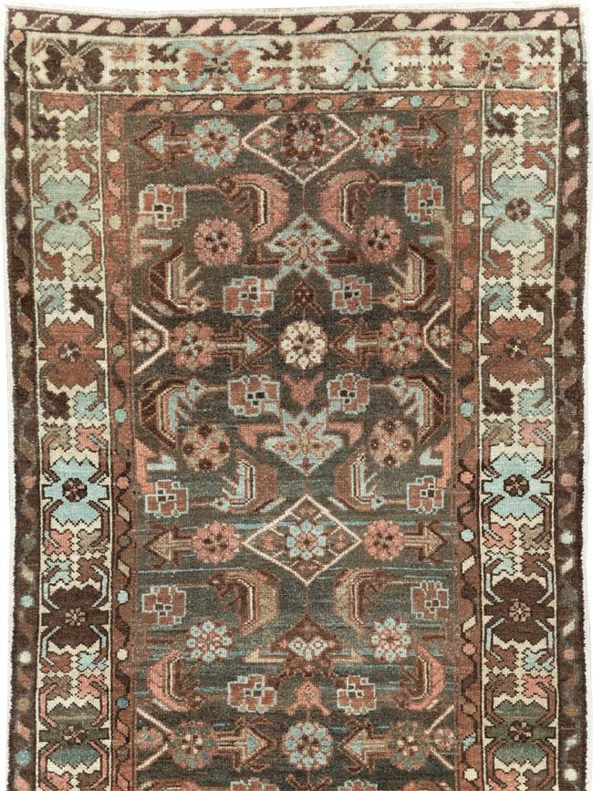 Antique Persian Malayer Runner, No.28491 - Staging