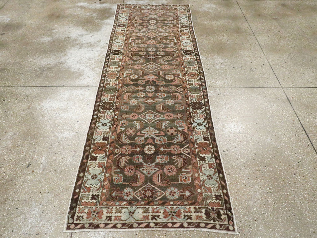 Antique Persian Malayer Runner, No.28491 - Staging