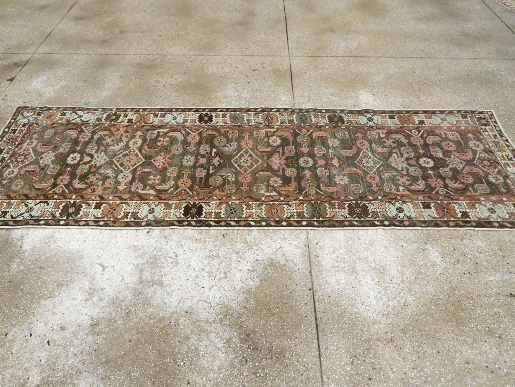 Antique Persian Malayer Runner, No.28491 - Staging