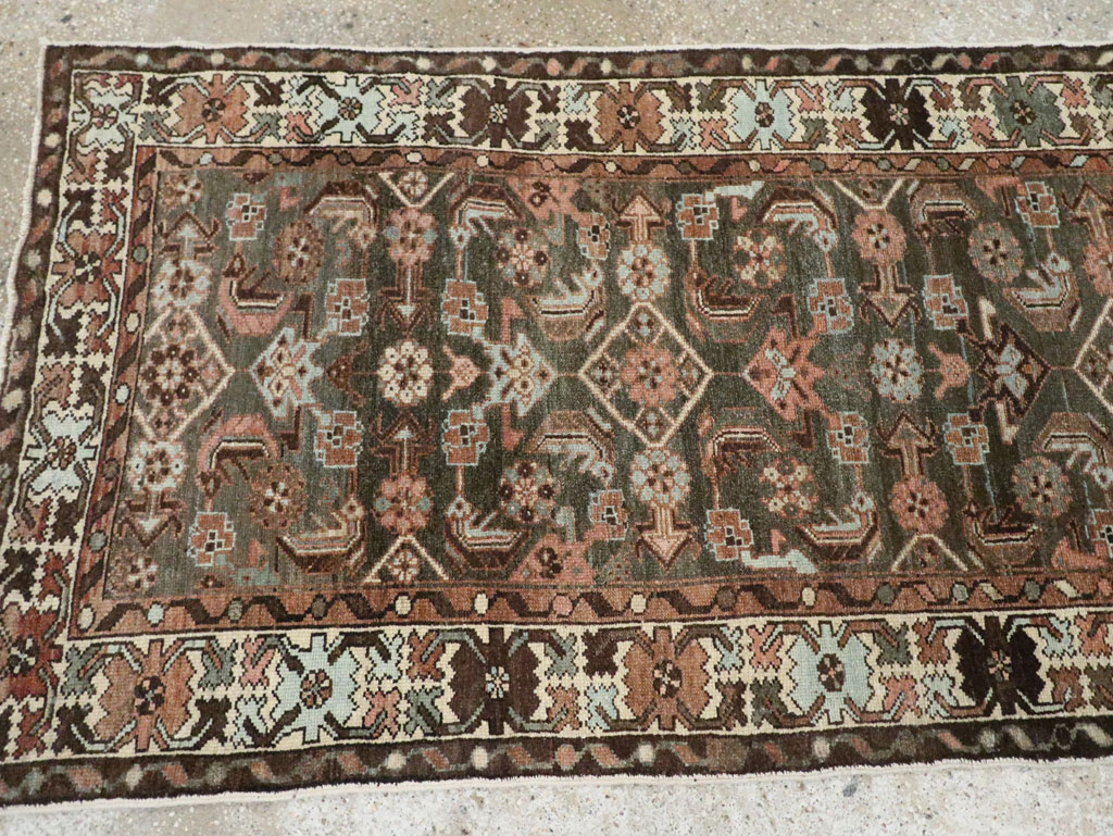 Antique Persian Malayer Runner, No.28491 - Staging