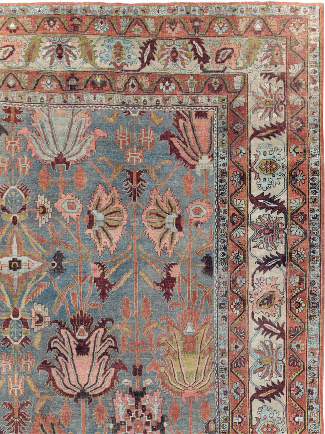Antique Persian Bidjar Carpet, No.28492 - Staging