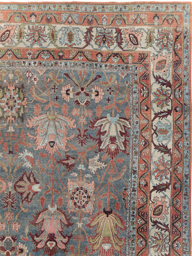 Antique Persian Bidjar Carpet, No.28492 - Staging
