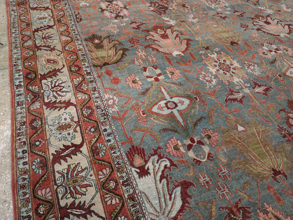 Antique Persian Bidjar Carpet, No.28492 - Staging