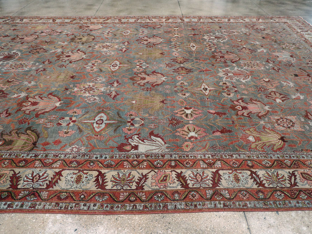 Antique Persian Bidjar Carpet, No.28492 - Staging