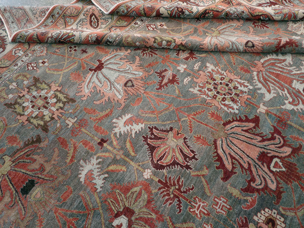 Antique Persian Bidjar Carpet, No.28492 - Staging