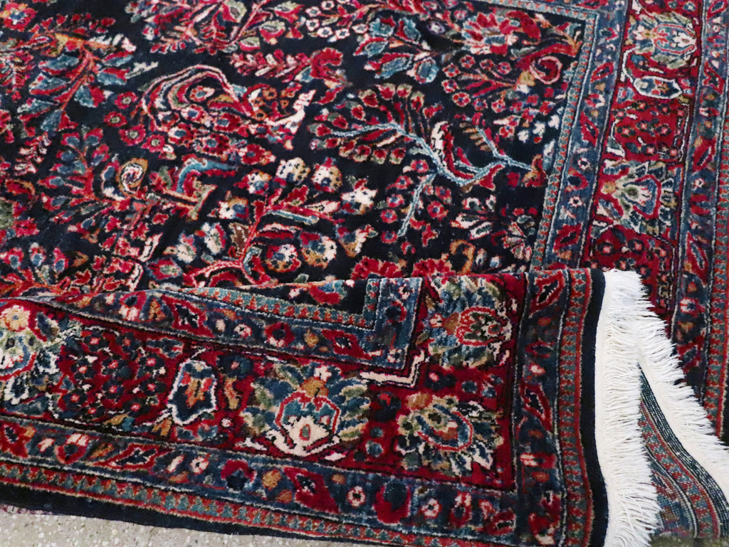 Antique Persian Sarouk Carpet, No.28497 - Staging