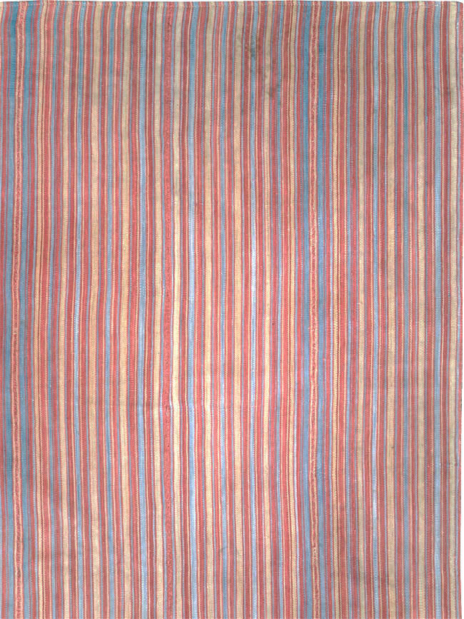 Vintage Persian Flatweave Kilim, No.28505 - Staging