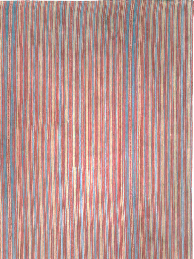 Vintage Persian Flatweave Kilim, No.28505 - Staging