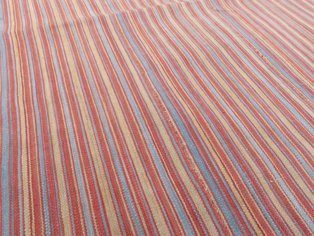 Vintage Persian Flatweave Kilim, No.28505 - Staging