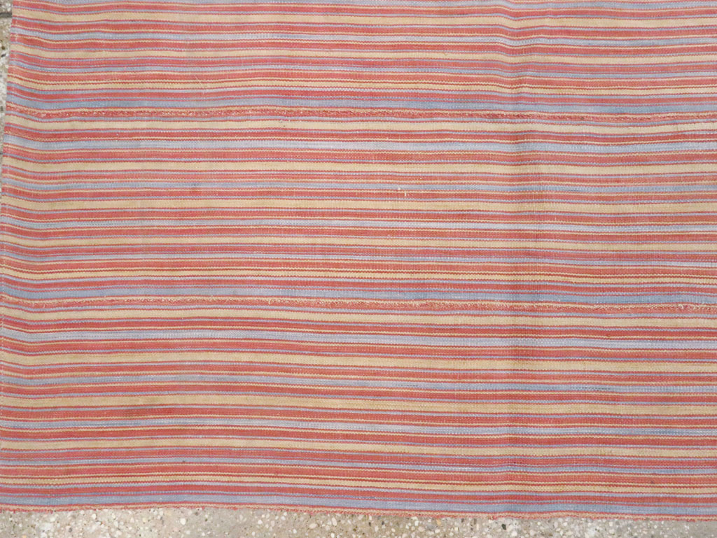 Vintage Persian Flatweave Kilim, No.28505 - Staging