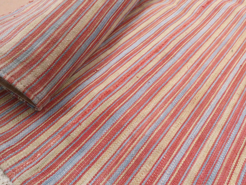 Vintage Persian Flatweave Kilim, No.28505 - Staging