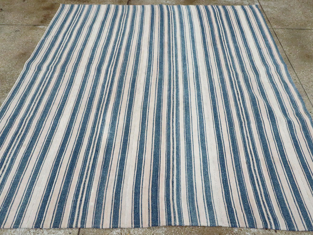 Vintage Persian Flatweave, No.28508 - Staging