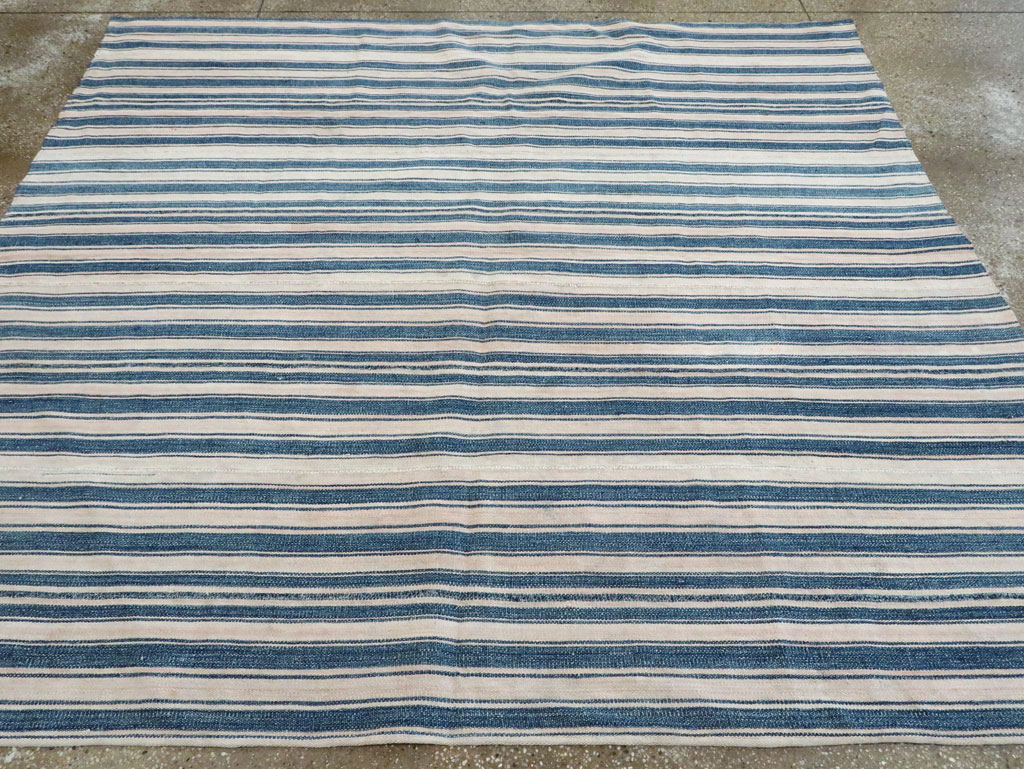 Vintage Persian Flatweave, No.28508 - Staging