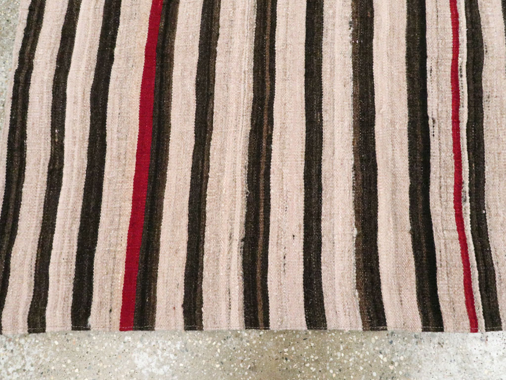 Vintage Persian Kilim Flatweave, No.28513 - Staging