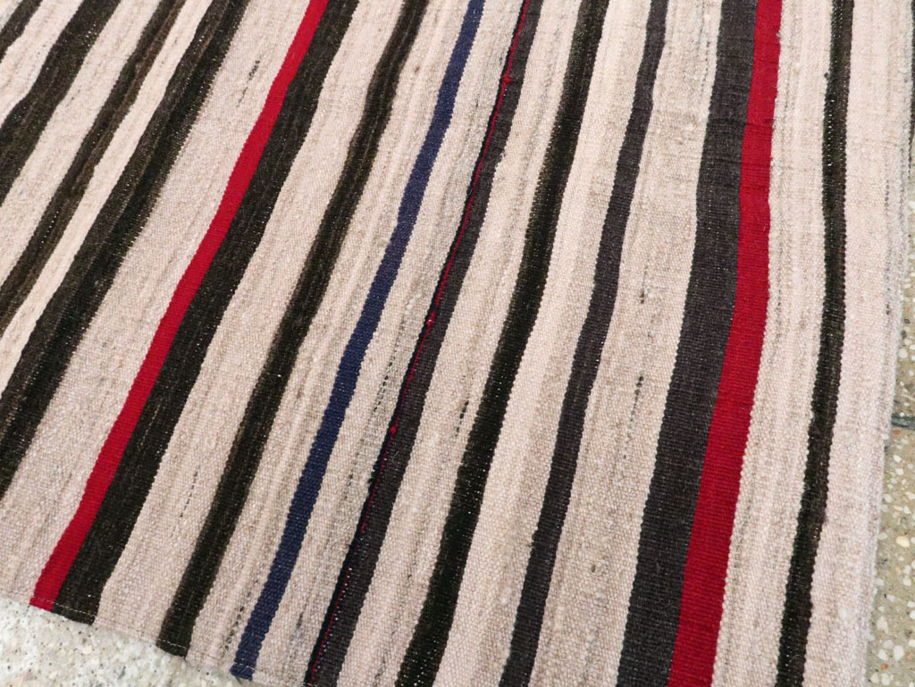 Vintage Persian Kilim Flatweave, No.28513 - Staging