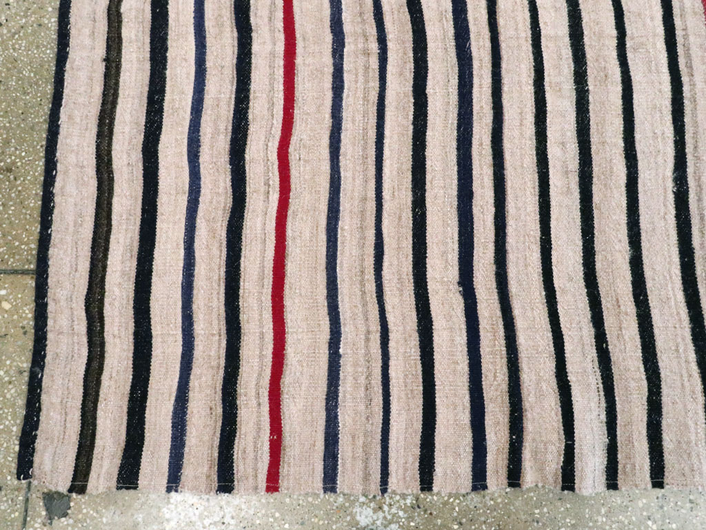 Vintage Persian Kilim Flatweave, No.28516 - Staging