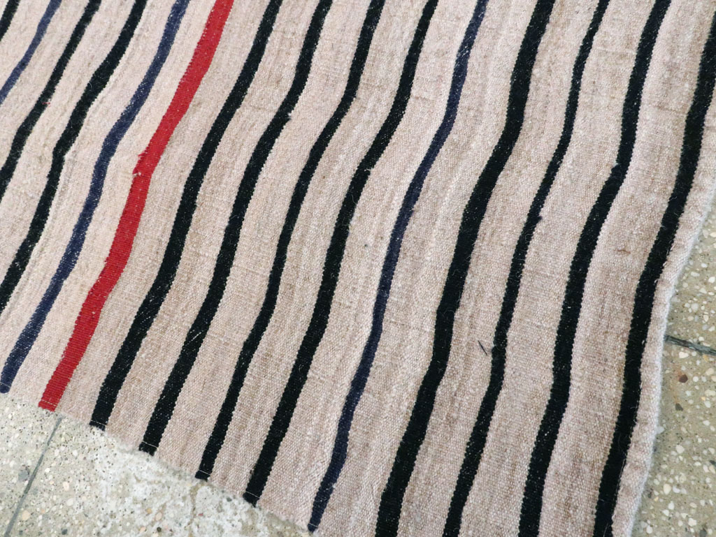 Vintage Persian Kilim Flatweave, No.28516 - Staging