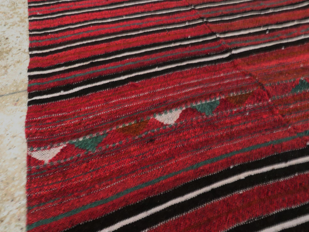 Mid-Century Persian Kilim, No.28517 - Staging