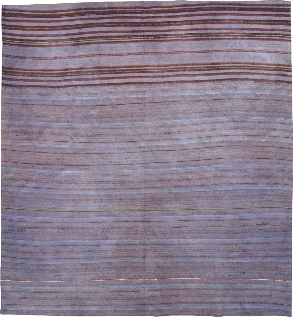 Vintage Persian Flatweave, No.28524 - Staging