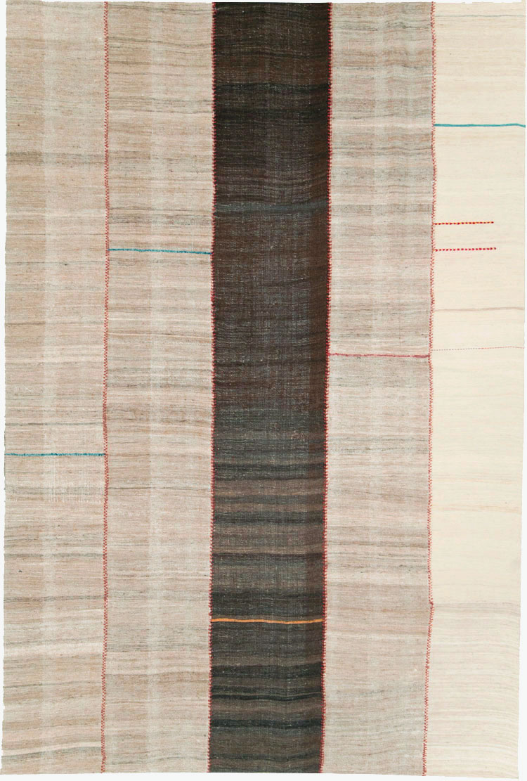 Vintage Persian Flatweave Kilim, No.28526 - Staging