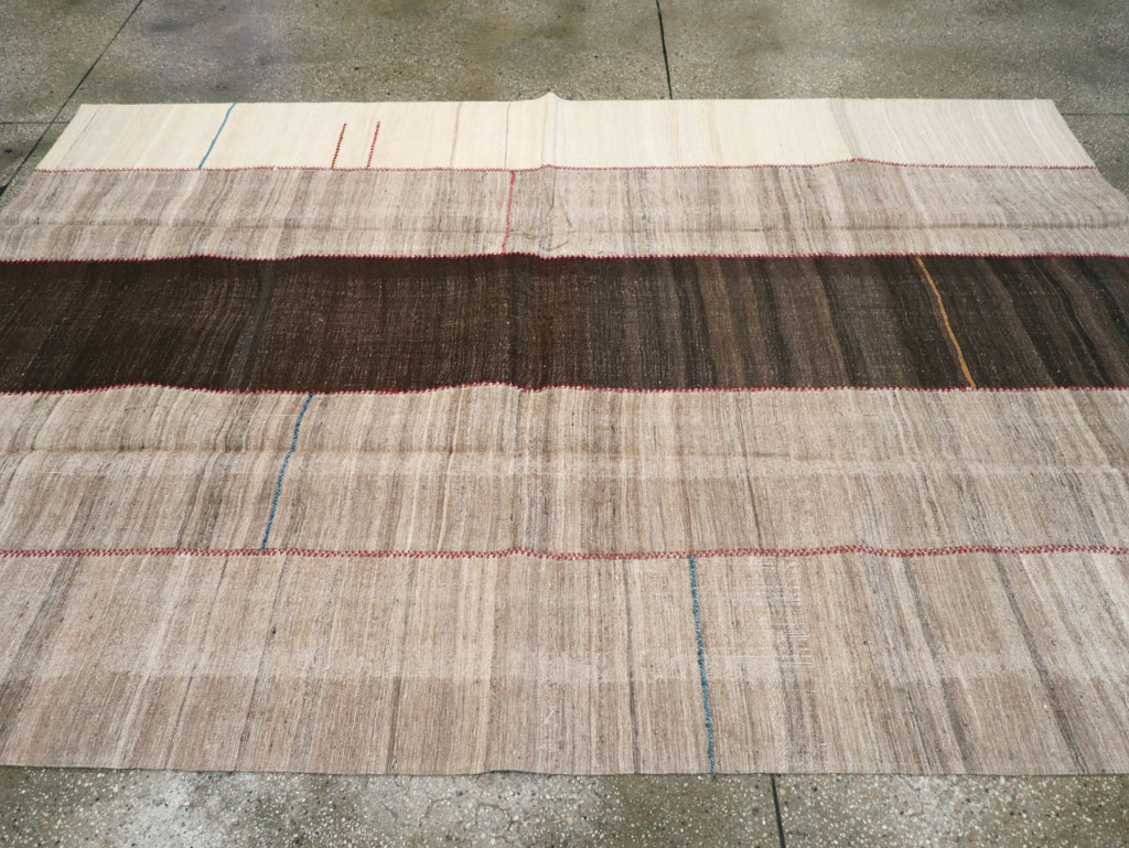 Vintage Persian Flatweave Kilim, No.28526 - Staging