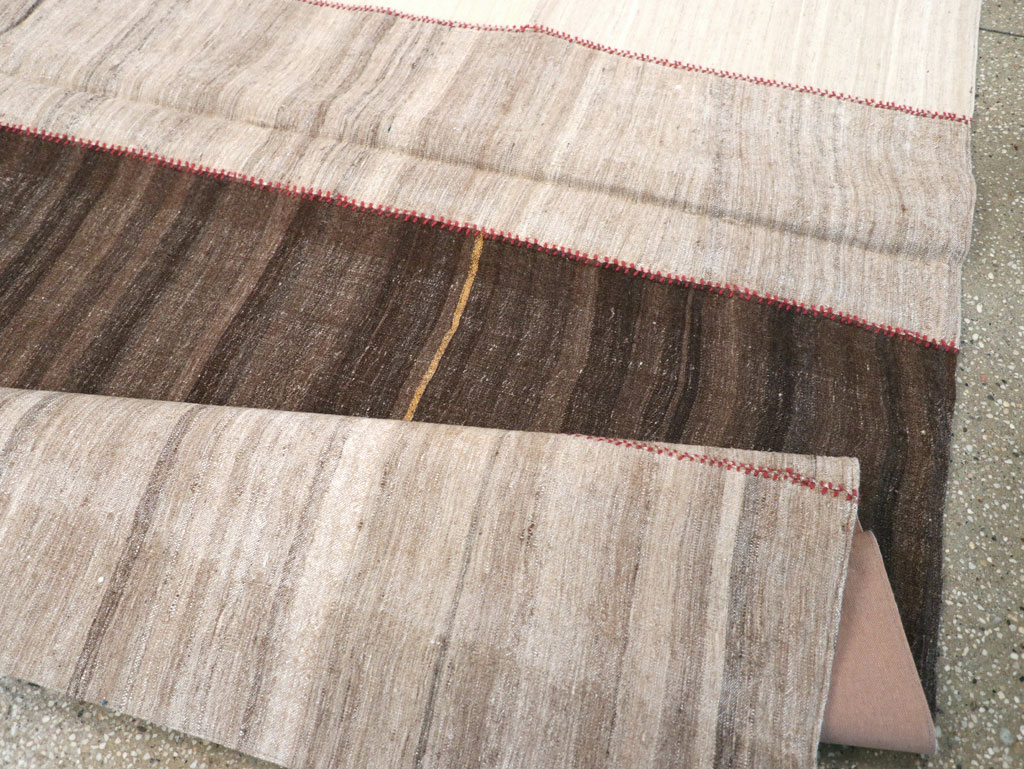 Vintage Persian Flatweave Kilim, No.28526 - Staging