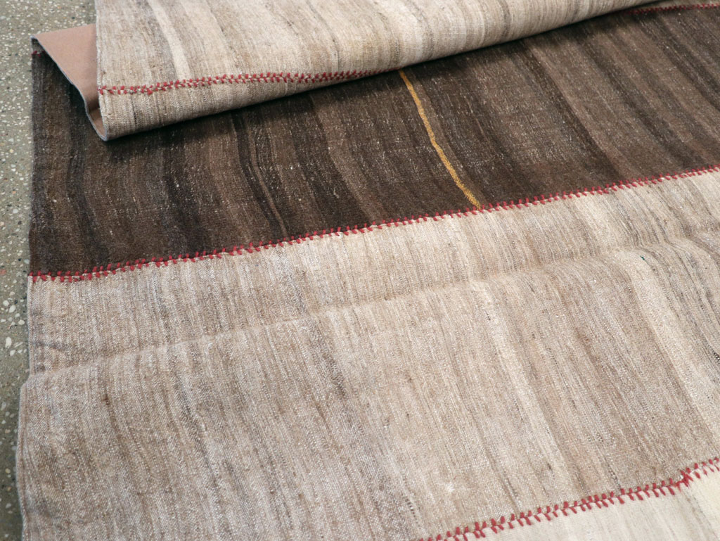 Vintage Persian Flatweave Kilim, No.28526 - Staging