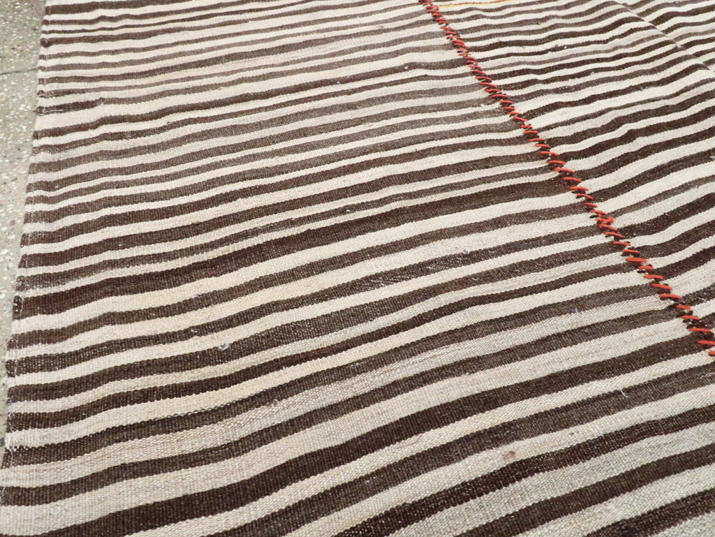 Vintage Persian Flatweave, No.28531 - Staging