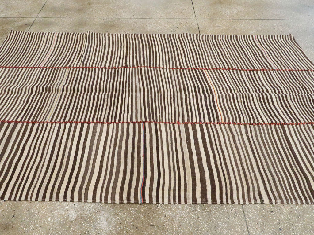 Vintage Persian Flatweave, No.28531 - Staging