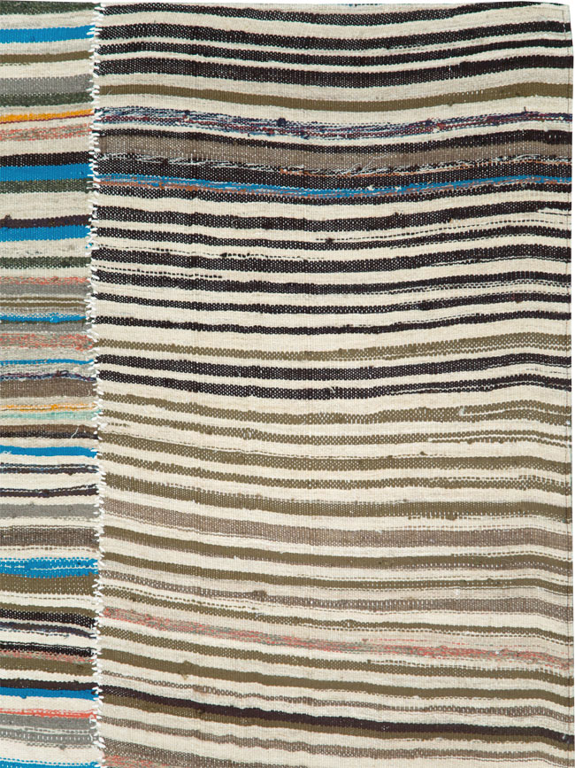 Vintage Persian Flatweave, No.28536 - Staging