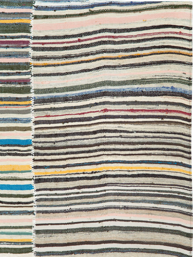 Vintage Persian Flatweave, No.28536 - Staging