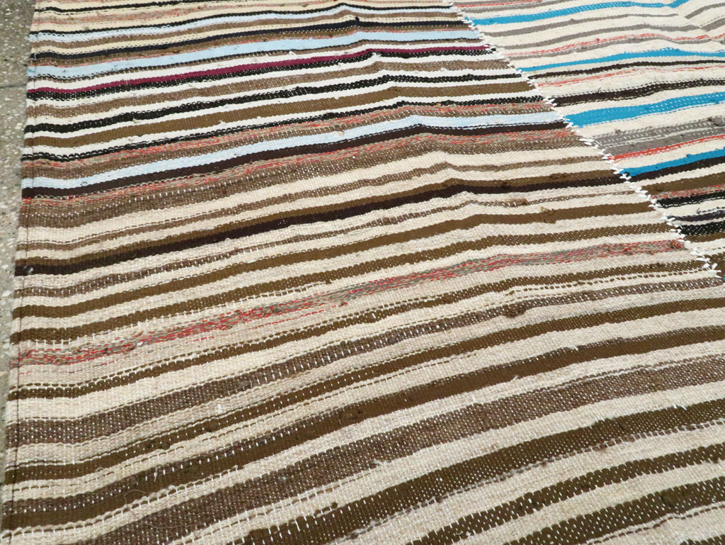 Vintage Persian Flatweave, No.28536 - Staging