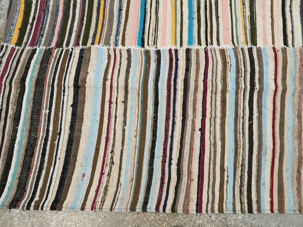 Vintage Persian Flatweave, No.28536 - Staging