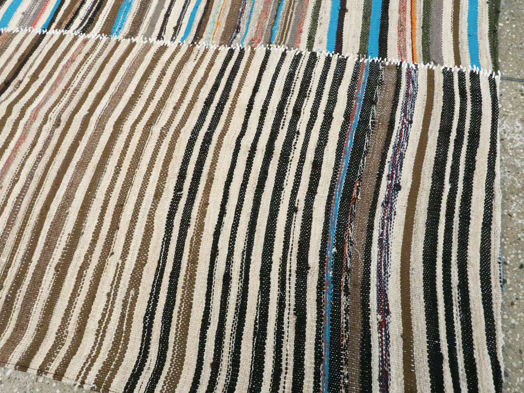 Vintage Persian Flatweave, No.28536 - Staging