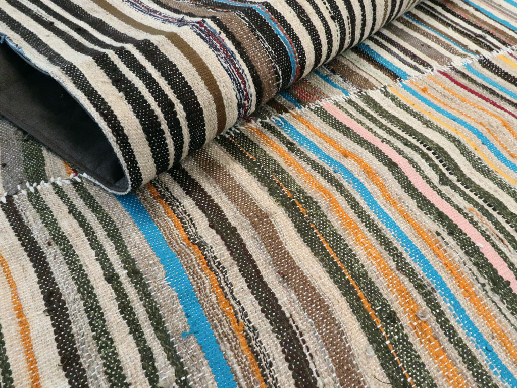 Vintage Persian Flatweave, No.28536 - Staging