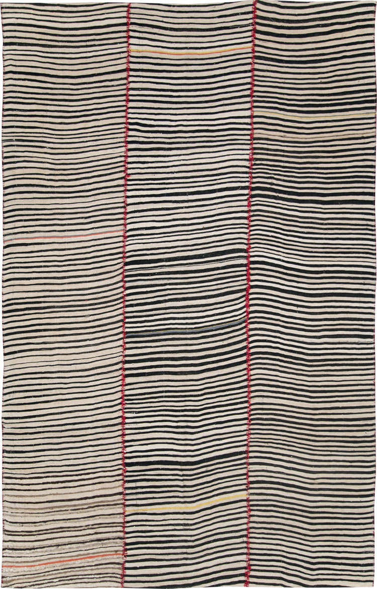 Vintage Persian Flatweave, No.28541 - Staging