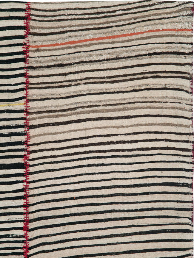 Vintage Persian Flatweave, No.28541 - Staging