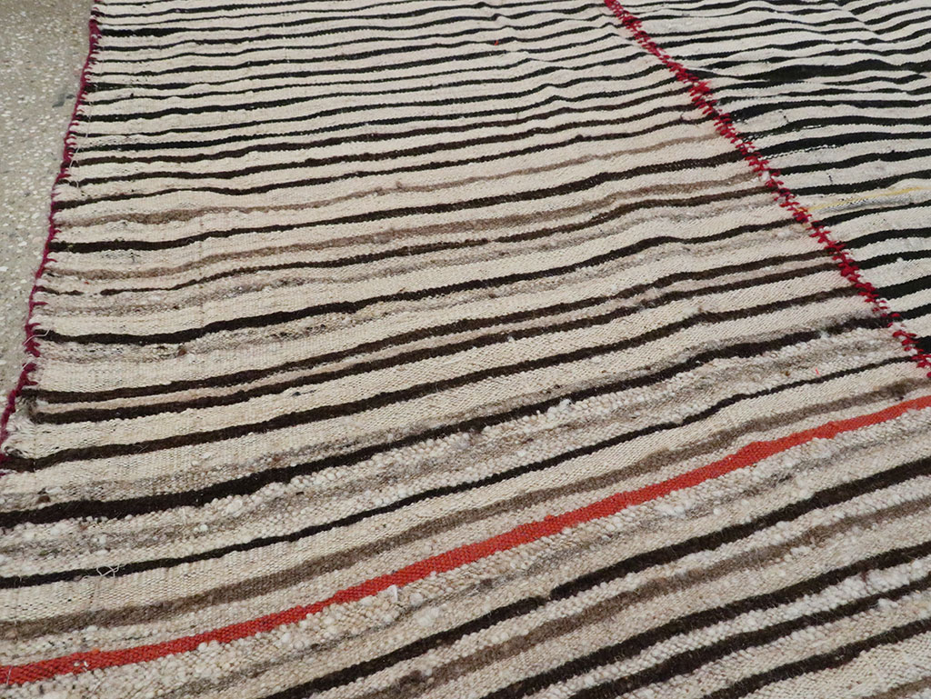 Vintage Persian Flatweave, No.28541 - Staging