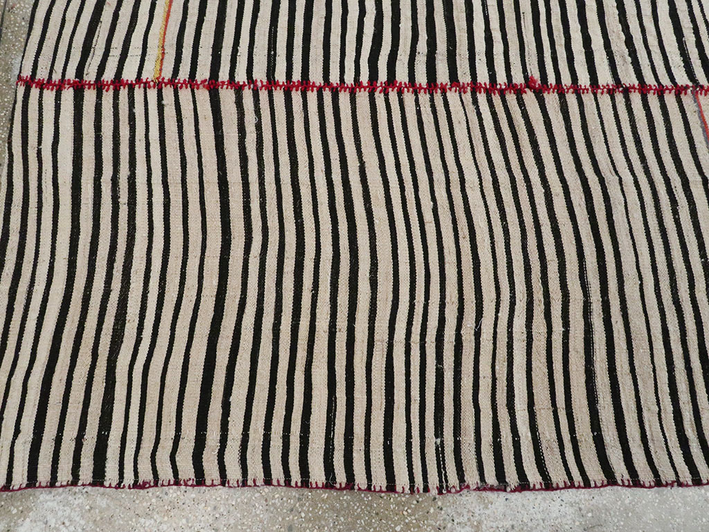 Vintage Persian Flatweave, No.28541 - Staging