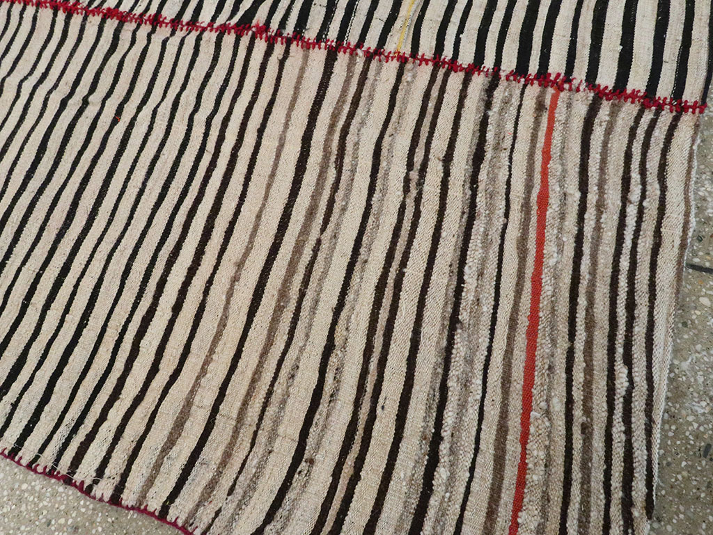 Vintage Persian Flatweave, No.28541 - Staging