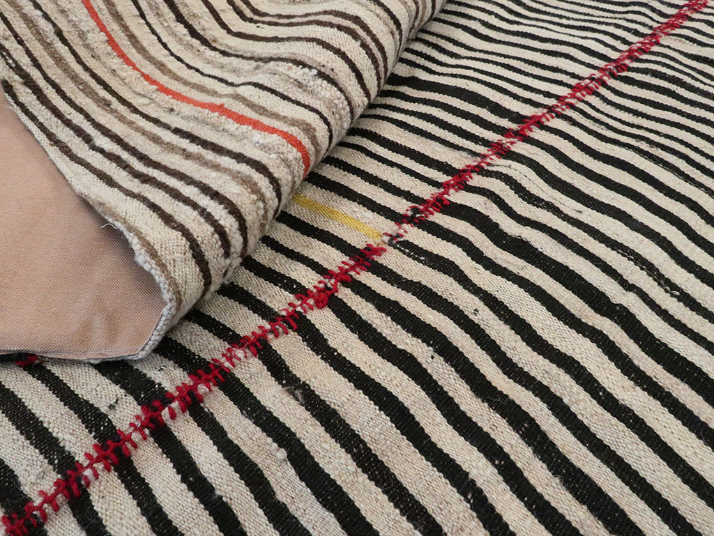 Vintage Persian Flatweave, No.28541 - Staging