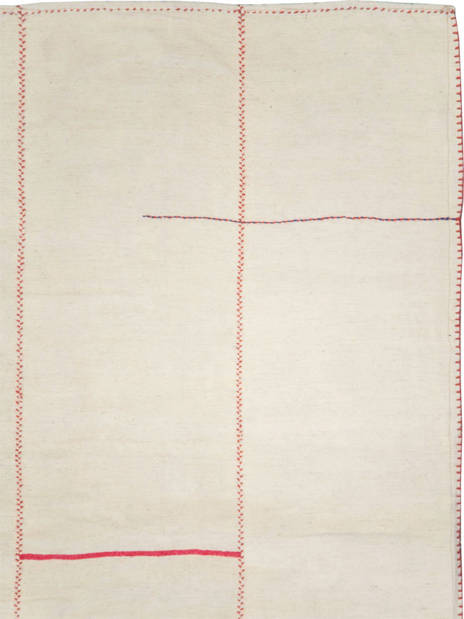 Modern Persian Flatweave Kilim, No.28544 - Staging