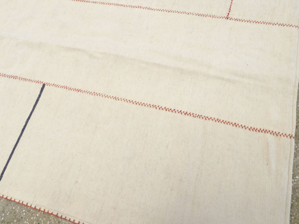 Modern Persian Flatweave Kilim, No.28544 - Staging