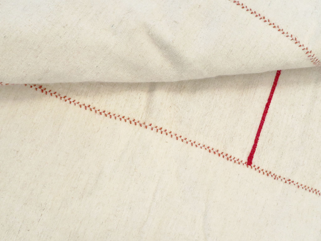 Modern Persian Flatweave Kilim, No.28544 - Staging